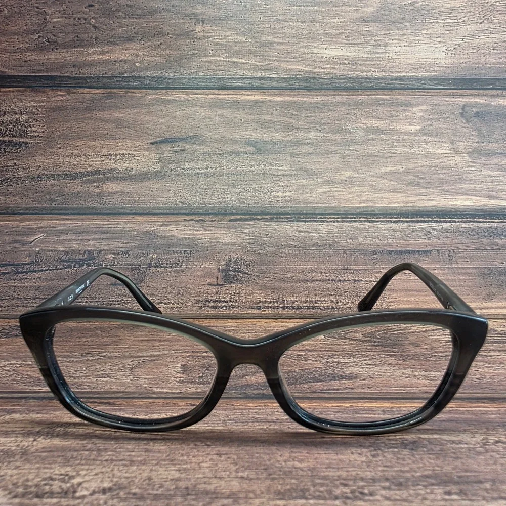 Kenneth Cole New York KC0302 003 Dark Grey Horn Cat Eye Eyeglasses 53-16-140